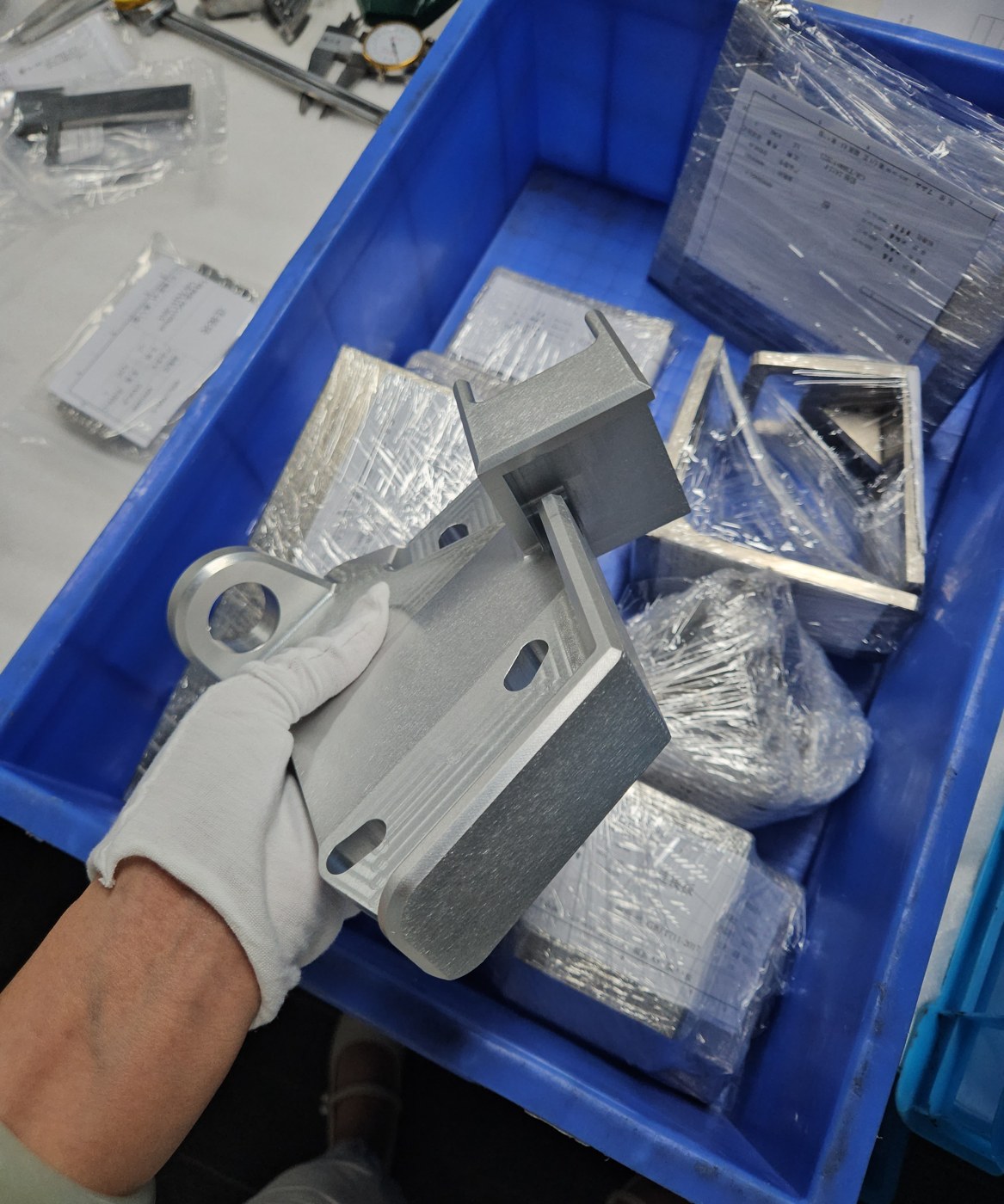 杭州铝合金夹具支架小批量加工 多角度图片